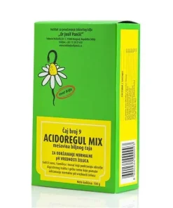Dr. Josif Pančić ACIDOREGUL MIX – mešavina biljnog čaja za održavanje normalne pH vrednosti želuca
