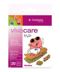 TOSAMA VIVACARE SET FLASTERA ZA DJECU a20, Sa motivom medvjedića, u dvije boje.