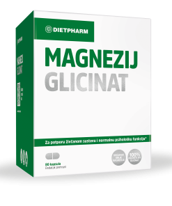 DIETPHARM Magnezij Glicinat kapsule a80, Za obnovu mišića i podršku psihološkoj funkciji