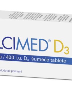 CALCIMED® D3 ŠUMEĆE TABLETE a40, Dodatak prehrani sa kalcijem, vitaminom D3 i sladilima