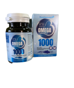 PHARMAMED OMEGA 3 + VIT.E 1000, a30, Dodatak prehrani za zaštitu srca i krvnih žila