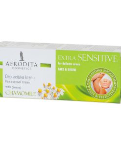 AFRODITA EXTRA SENSITIVE a50ml, Depilacijska krema za lice i bikini zonu, sa kamilicom