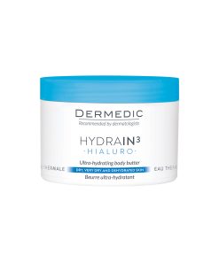 DERMEDIC HYDRAIN3 HIALURO a225ml, Ultra hidratantni puter za tijelo (Dehydrated skin)