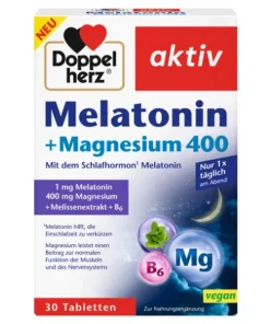 Doppelherz aktiv Melatonin + Magnezij 400 tablete a30