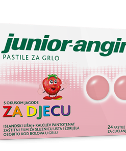 JUNIOR-ANGIN PASTILE ZA GRLO a24, Nježno i prirodno ublažuju grlobolju, za djecu stariju od četiri godine.