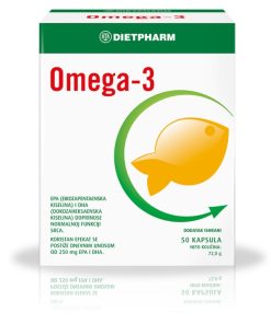 DIETPHARM OMEGA 3 KAPSULE a50,Doprinosi normalnoj funkciji srca