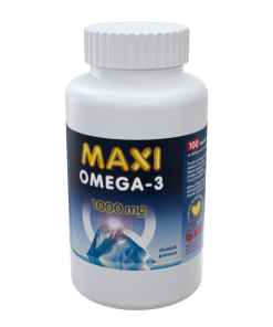 MAXI OMEGA-3 kapsule 1000mg a100,Dodatak prehrani koji sadrži EPA i DHA omega-3 masne kiseline.