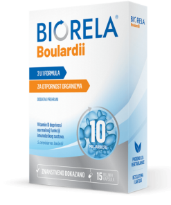 BIORELA Boulardii kapsule a15, Dodatak prehrani za otpornost organizma