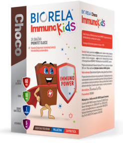 BIORELA IMMUNO KIDS 20 prutića po 5g, Jedinstvena kombinacija beta-glukana, cinka, vitamina D i dobrih bakterija za snažan imunitet djece