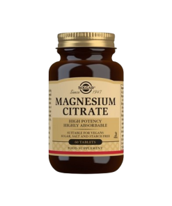 SOLGAR MAGNESIUM CITRATE tablete a 60, Dodatak prehrani za nadoknadu magnezija