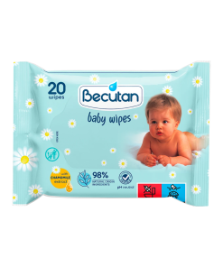 BECUTAN vlažne maramice a20, Za tonizaciju i higijenu dječje kože