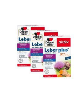 PROMO PONUDA: Doppelherz aktiv Leber plus kapsule (3x30 = 90 kapsula) - Pomaže u održavanju normalne funkcije jetre