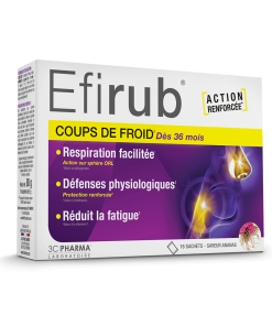 3C PHARMA EFIRUB vrećice a16 - Za vrijeme trajanja prehlade, za djecu od 3. godine starosti i odrasle
