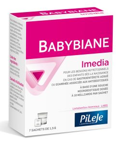 BABYBIANE IMEDIA vrećice a7 - Za dojenčad i malu djecu sa simptomima dijareje uzrokovane akutnim gastroenteritisom ili upotrebom antibiotika