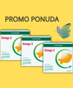 PROMO PONUDA: DIETPHARM OMEGA 3 KAPSULE (3 x 50 = 150 kaps.) - Doprinosi normalnoj funkciji srca