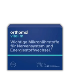 ORTHOMOL VITAL M granule 30 dnevnih doza, Za muškarce za smanjenje umora i iscrpljenosti