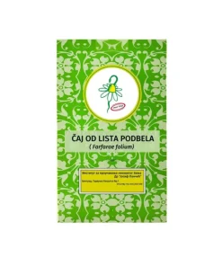 DR JOSIF PANČIĆ Čaj od lista podbela 80gr, Za olakšanje iskašljavanja i ublažavanje nadražajnog kašlja