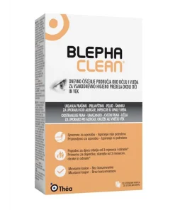 BLEPHA CLEAN 20 sterilnih krpica, Za čišćenje područja oko očiju