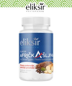Eliksir Afrička Šljiva sa Ginsengom i Testerastom palmom kapsule a30 - Za potenciju i zdravlje prostate