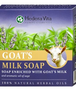 HEDERA VITA SAPUN SA DODATKOM KOZJEG MLIJEKA I AROMATIČNOG ULJA ŽALFIJE 90g