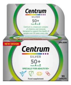 CENTRUM SILVER 50+ a30,Dodatak ishrani sa vitaminima i mineralima za osobe starije od 50 godina.