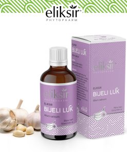 Eliksir kapi Bijeli Luk 50ml, Dokazano smanjuje krvni pritisak i poboljšava cirkulaciju i rad srca