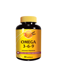 NATURAL WEALTH OMEGA 3-6-9 kapsule a 60, Dodatak prehrani s esencijalnim masnim kiselinama