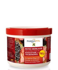 PHARMAVITAL Krema sa crvenim lišćem i grožđem vinove loze 500ml, Za probleme sa venama