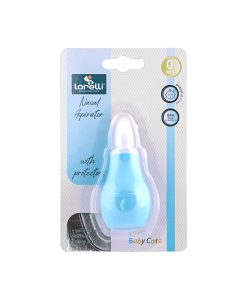 LORELLI Aspirator sa poklopcem za nos, Dizajniran za bebe da čisti nazalni sekret iz nosa usisavanjem – PLAVI