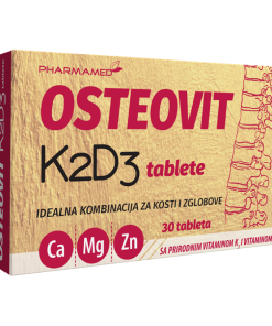 PHARMAMED Osteovit K2D3 30 tableta, Za održavanje normalne funkcije kostiju