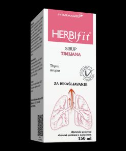 PHARMAMED TIMIJAN SIRUP 150ml, medicinsko sredstvo namijenjeno za iskašljavanje kod prehlade praćene kašljem