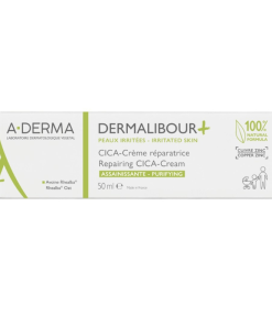 A-DERMA DERMALIBOUR+ OBNAVLJAJUĆA CICA-KREMA 50ml, Za iritiranu i oslabljenu kožu s crvenilom, zatezanjem ili ljuskanjem.