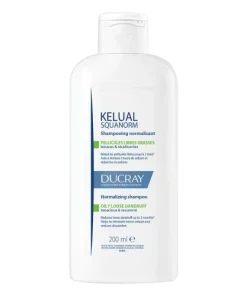 DUCRAY KELUAL SQUANORM ŠAMPON ZA MASNU PERUT 200ml, Tvrdokorna i ponavljajuća perut. Smanjuje sebum i svrbež.