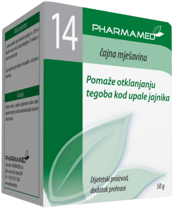 PHARMAMED ČAJ Br. 14, Pomaže otklanjanju tegoba kod upale jajnika