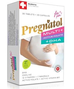 Pregnatol Multi + Active Folate + DHA 30 tableta +30 kapsula - Dodatak prehrani za trudnice i dojilje