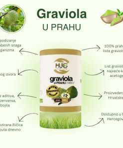Alternative view of HUG YOUR LIFE GRAVIOLA U PRAHU 100g, Jača imunitet,štiti od infekcija,pomaže kod stresa..