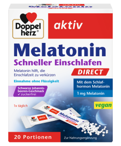 DOPPELHERZ Melatonin DIRECT vrećice a20,Melatonin pomaže u smanjenju vremena potrebnog da se zaspi