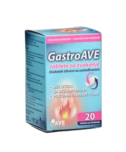 AVEPHARMA GASTROAVE tablete za žvakanje (limun) a20