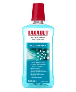 LACALUT Multi-effect micelarna otopina za usnu šupljinu 500ml, Sa inovativnom 6u1 formulom nudi savršenu zaštitu za zube i desni