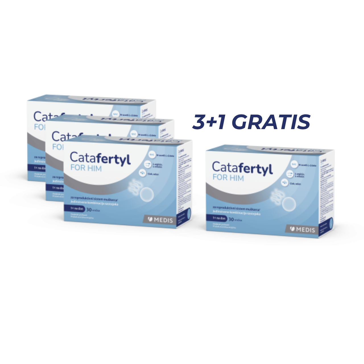 CATAFERTYL a30 vrećice 3+1 GRATIS, Za poboljšanje plodnosti