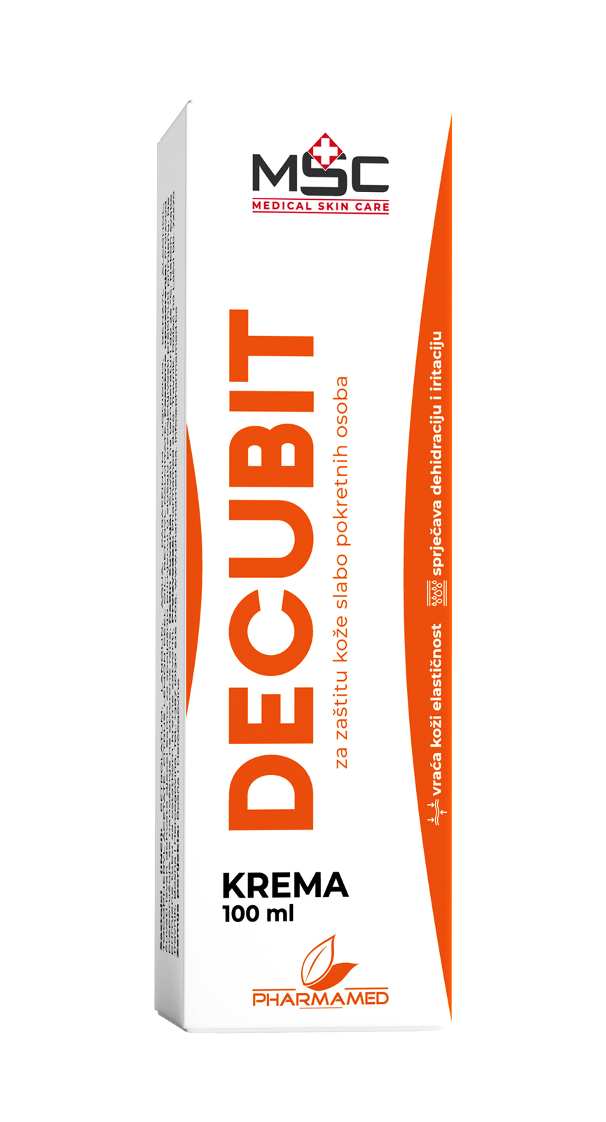 PHARMAMED Decubit krema 100 ml, za njegu osjetljive kože