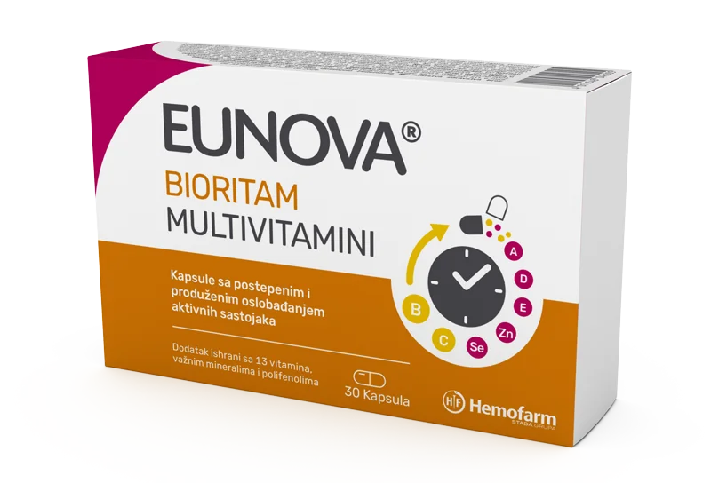 EUNOVA BIORITAM MULTIVITAMIN cps a30, Za snabdijevanje organizma važnim mikronutrijentima
