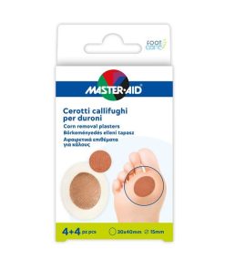 MASTER AID FLASTER ZA KURJE OKO OKRUGLI SA SALICILNOM KISELINOM 4+4 KOMADA