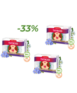 3 KUTIJE NA -33% TEREZIA Thyroid kapsule a30, Za podršku normalne aktivnosti štitnjače