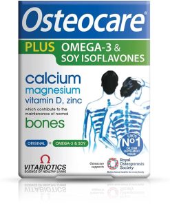 VITABIOTICS OSTEOCARE PLUS OMEGA I SOJINI IZOFLAVONI a84, Napredna formula za kosti, zube i mišiće