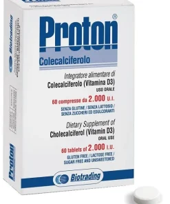 PROTON tablete a60, Dodatak ishrani sa vitaminom D3 2000 U.I.  (holekalciferol)
