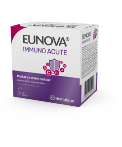 EUNOVA IMMUNO ACUTE a30 (kesice) Prašak za oralni rastvor,kombinacija vitamina, minerala i antioksidanasa za snažnu podršku imunitetu