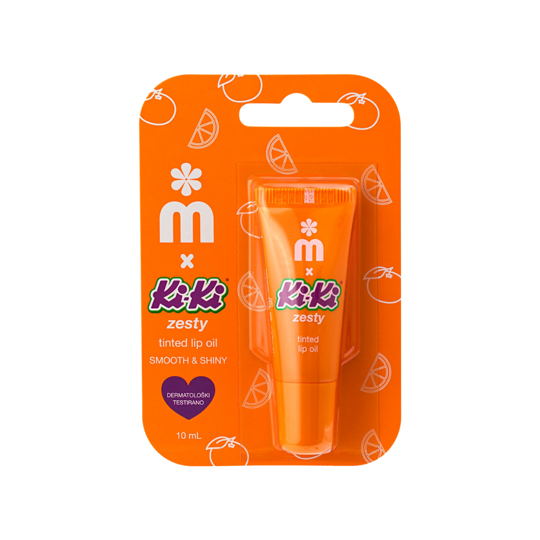 MELEM x Ki-Ki "Zesty"ULJE U BOJI ZA NJEGU USANA 10ml, Karamela Limun i Mandarina