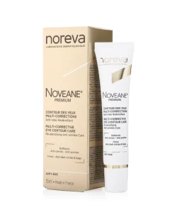 NOREVA NOVEANE Premium korektivna njega za područje oko očiju 15ml, Za učvršćivanje kože, smanjenje podočnjaka i otoka.