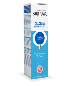 BIOFAR KALCIJ + VITAMIN D3 (20 ŠUMEĆIH TABLETA), CITRUSNI OKUS